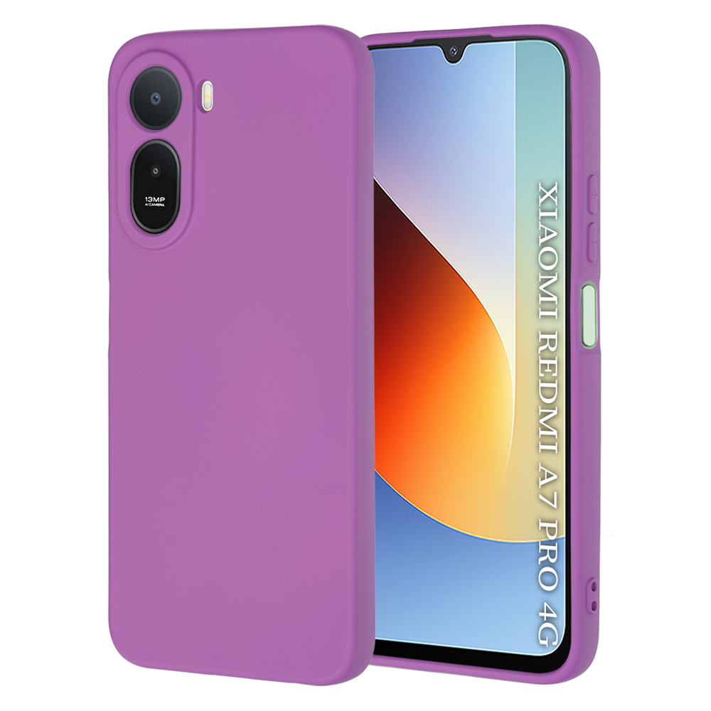 Калъф за Xiaomi Redmi A7 Pro 4G - Techsuit SoftFlex - Лилав