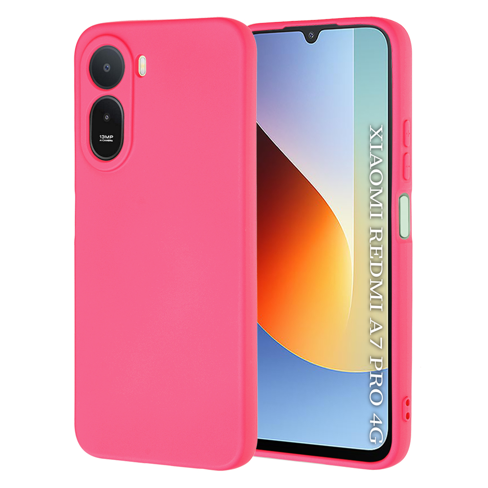 Калъф за Xiaomi Redmi A7 Pro 4G - Techsuit SoftFlex - Hot Розов