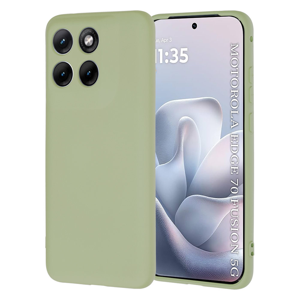 Калъф за Motorola Edge 70 Fusion - Techsuit SoftFlex - Matcha