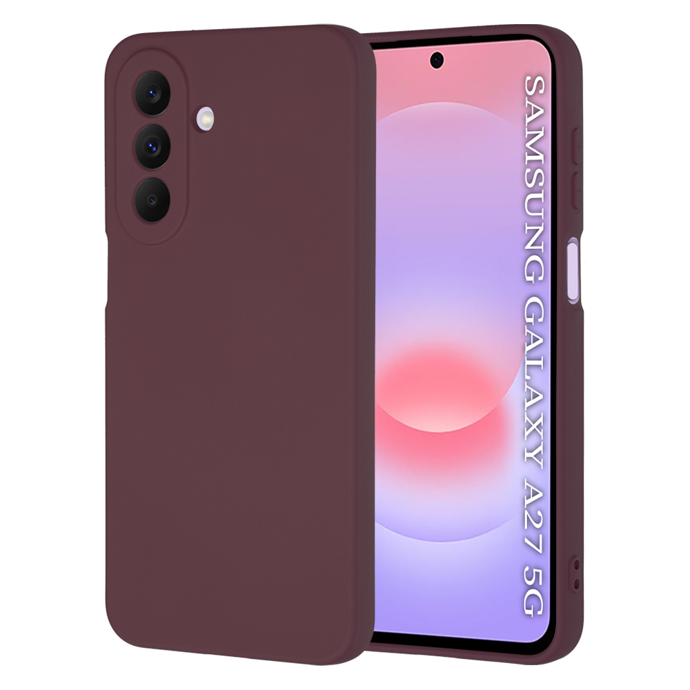 Калъф за Samsung Galaxy A27 5G - Techsuit SoftFlex - Plum Червен