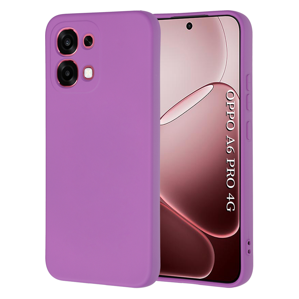 Калъф за Oppo A6 Pro 4G / A6 Pro 5G - Techsuit SoftFlex - Лилав