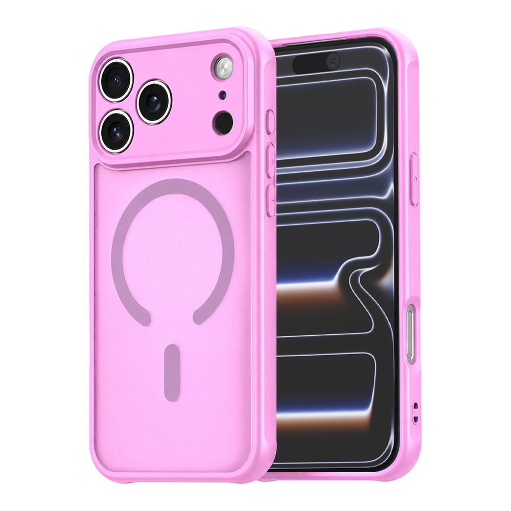 Калъф за iPhone 17 Pro - Techsuit HaloFrost II MagSafe - Розов