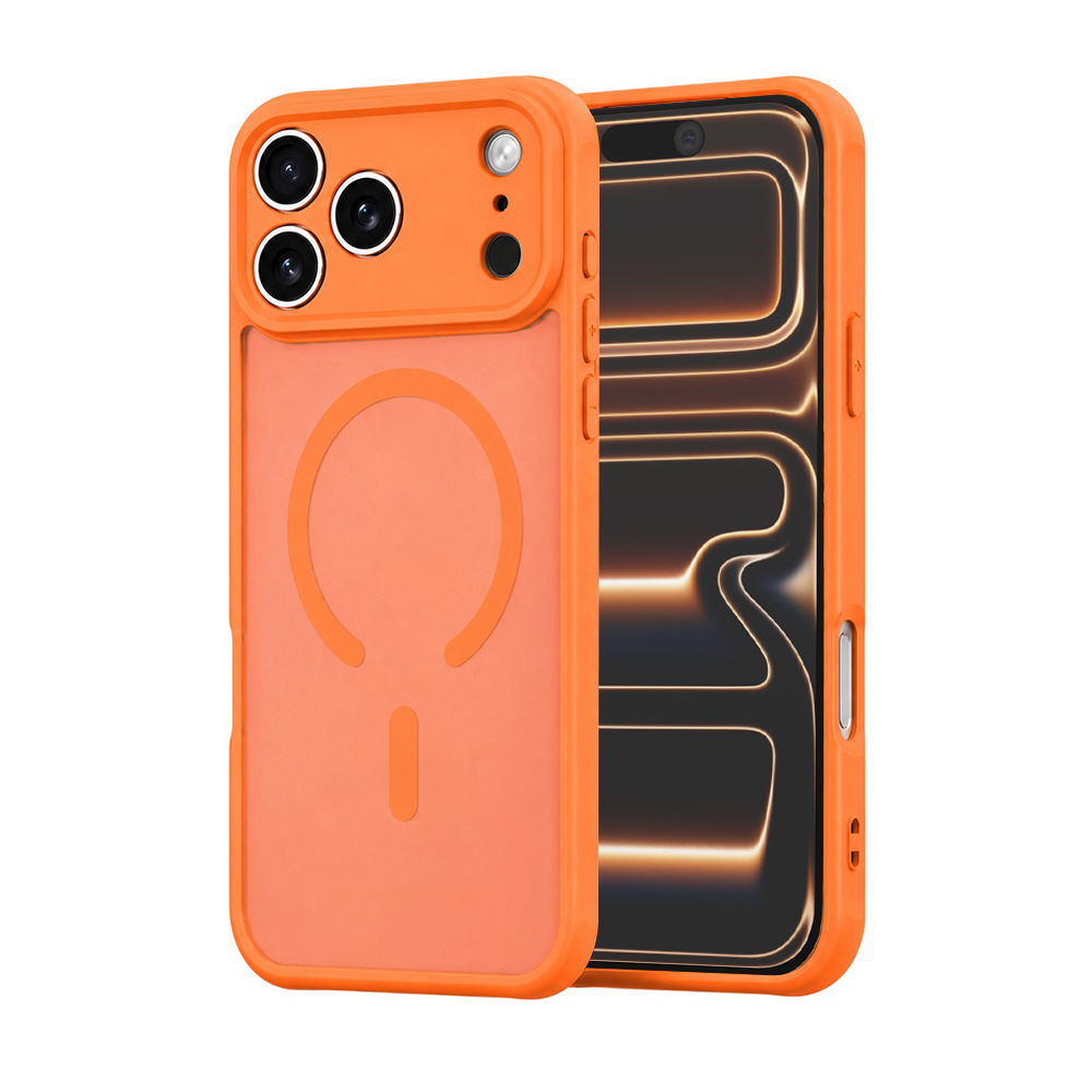 Калъф за iPhone 17 Pro Max - Techsuit HaloFrost II MagSafe - Оранжев