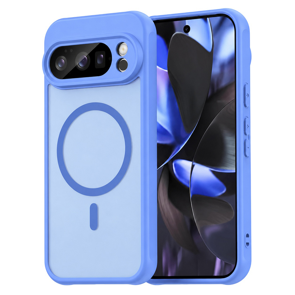 Калъф за Google Pixel 10 Pro - Techsuit HaloFrost II MagSafe - Небесносин