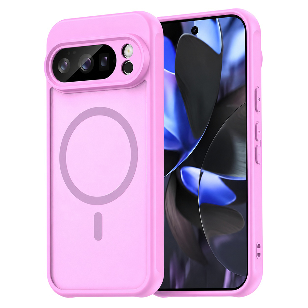Калъф за Google Pixel 10 Pro - Techsuit HaloFrost II MagSafe - Розов
