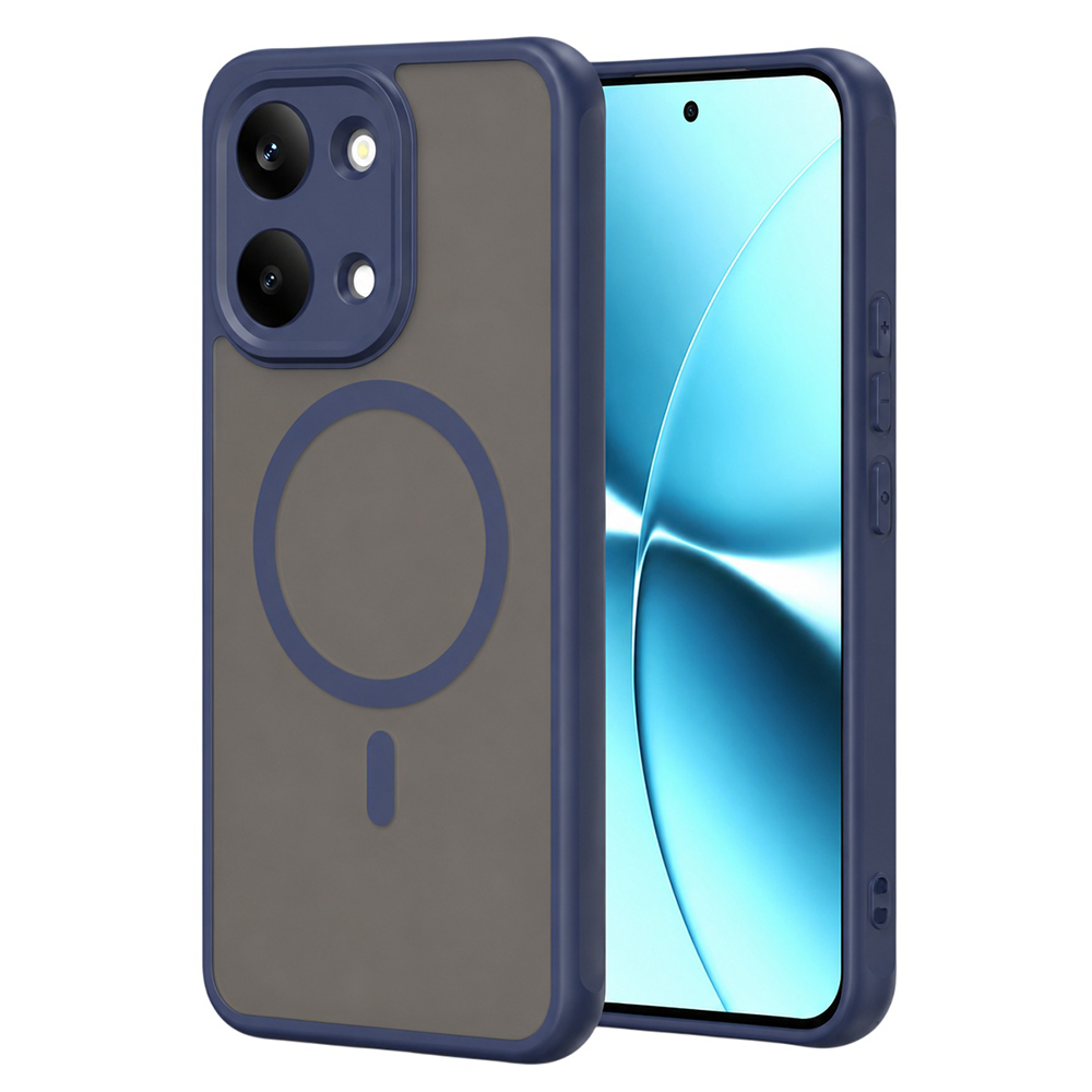 Калъф за Xiaomi Poco X8 Pro Max - Techsuit HaloFrost II MagSafe - Тъмносин Син