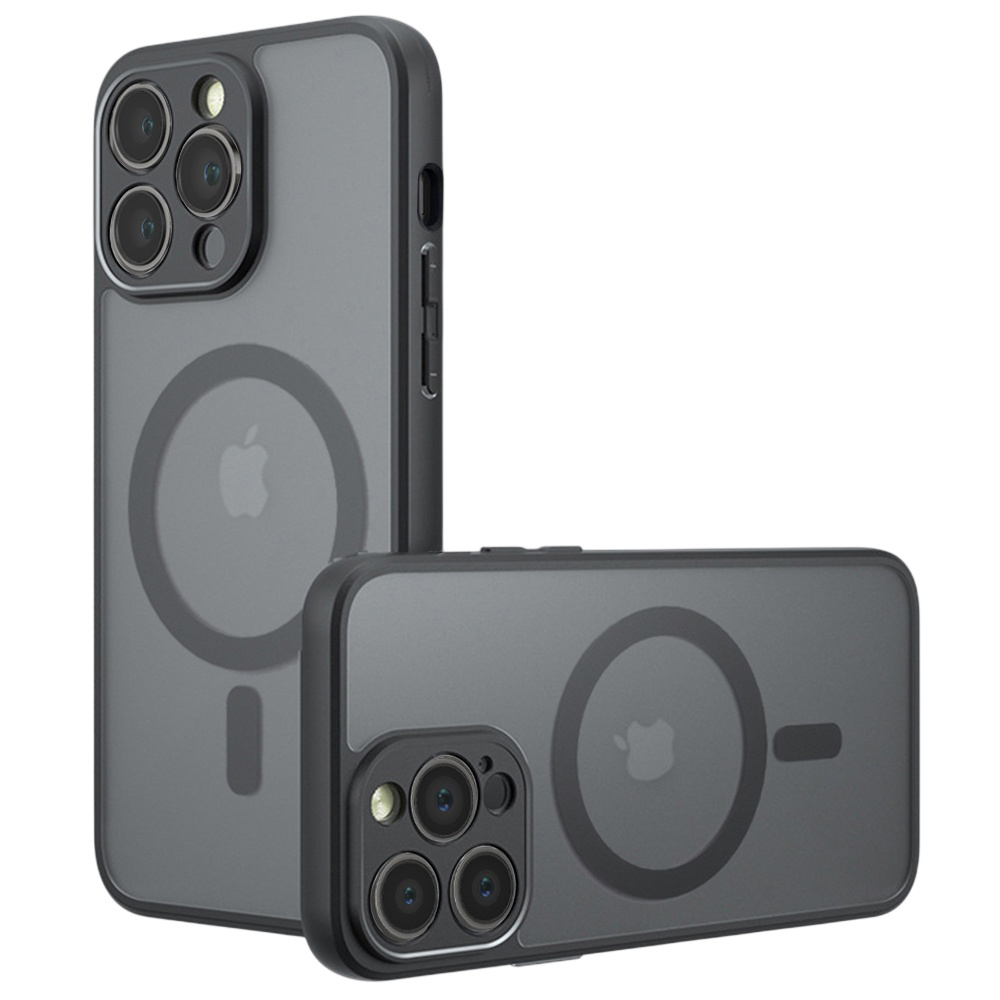 Калъф за iPhone 11 Pro - Techsuit PureFrost MagSafe - Frosted Черен