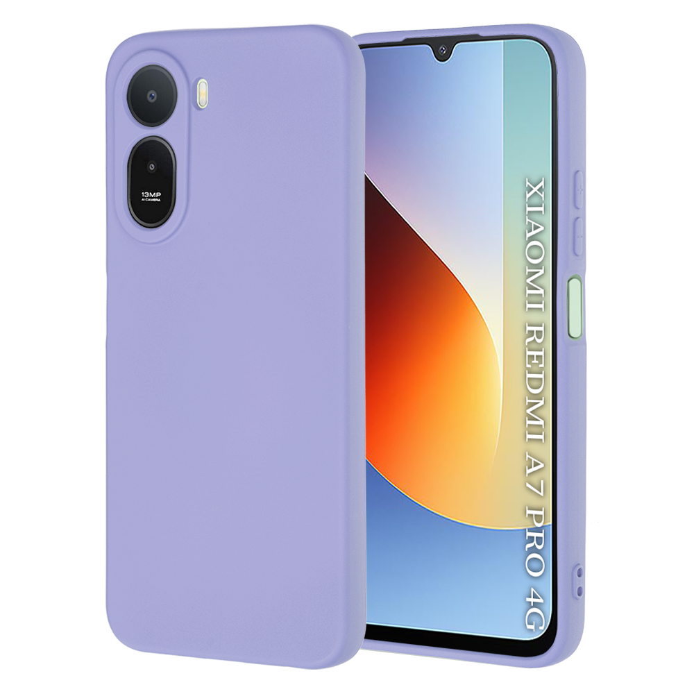 Калъф за Xiaomi Redmi A7 Pro 4G - Techsuit SoftFlex - Светло лилав