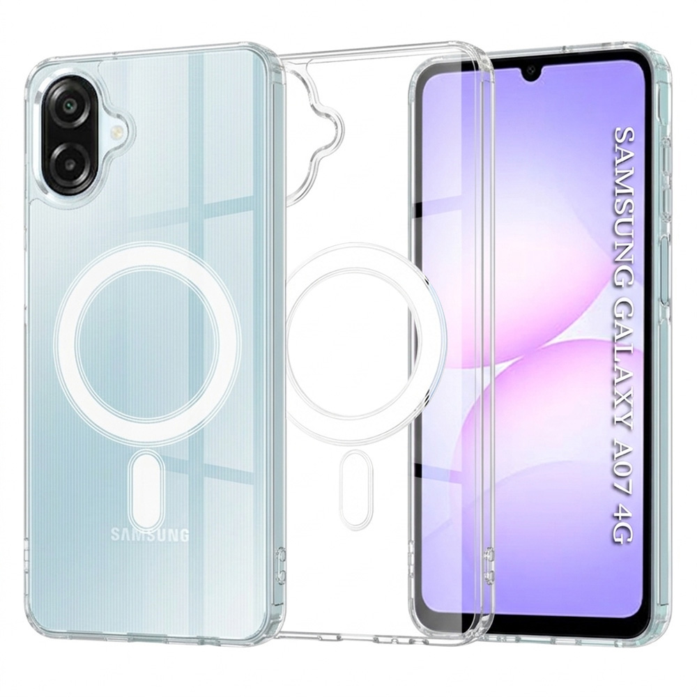 Калъф за Samsung Galaxy A07 4G - Techsuit MagSafe Pro - Прозрачен
