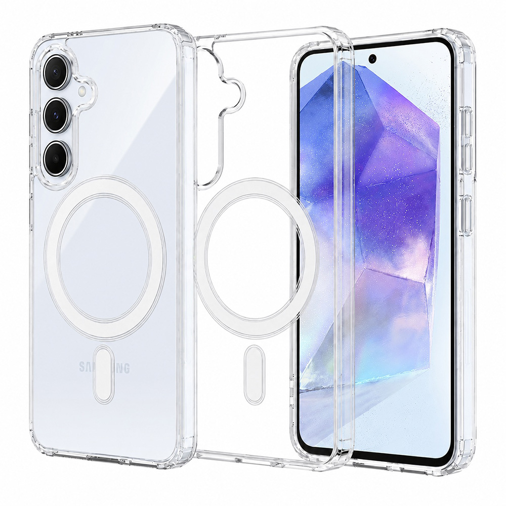 Калъф за Samsung Galaxy A55 5G - Techsuit MagSafe Pro - Прозрачен