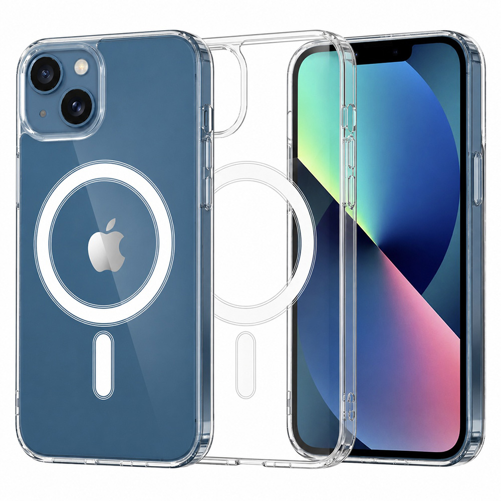 Калъф за iPhone 13 - Techsuit MagSafe Pro - Прозрачен