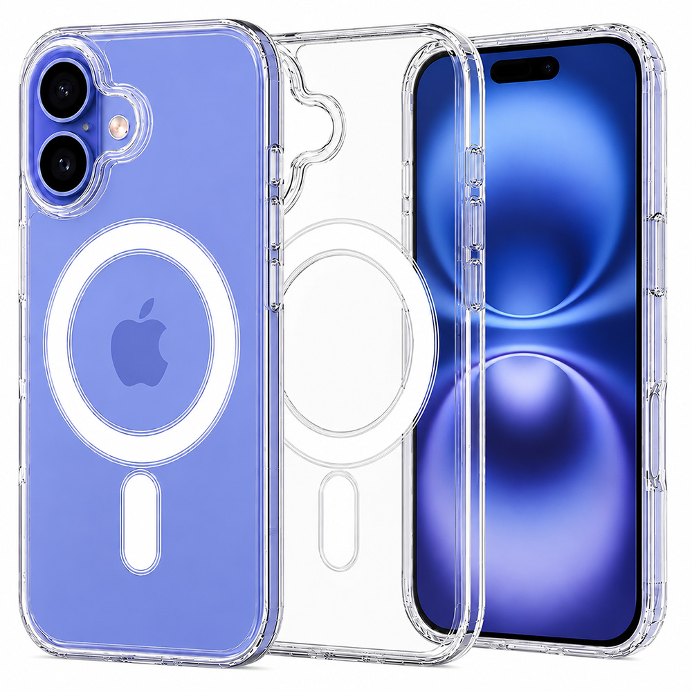 Калъф за iPhone 16 - Techsuit MagSafe Pro - Прозрачен
