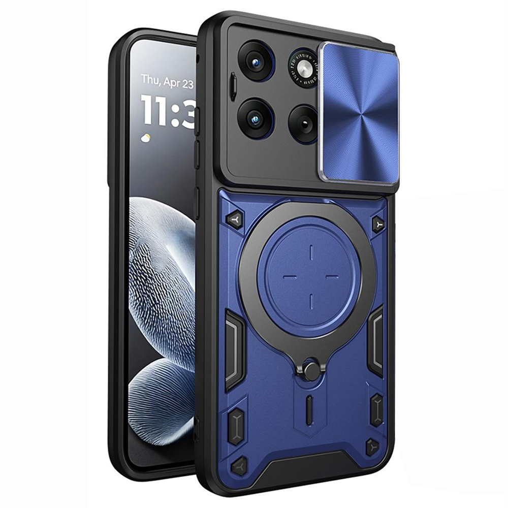 Калъф за Motorola Edge 70 Fusion - Techsuit CamGuard Pro - Син