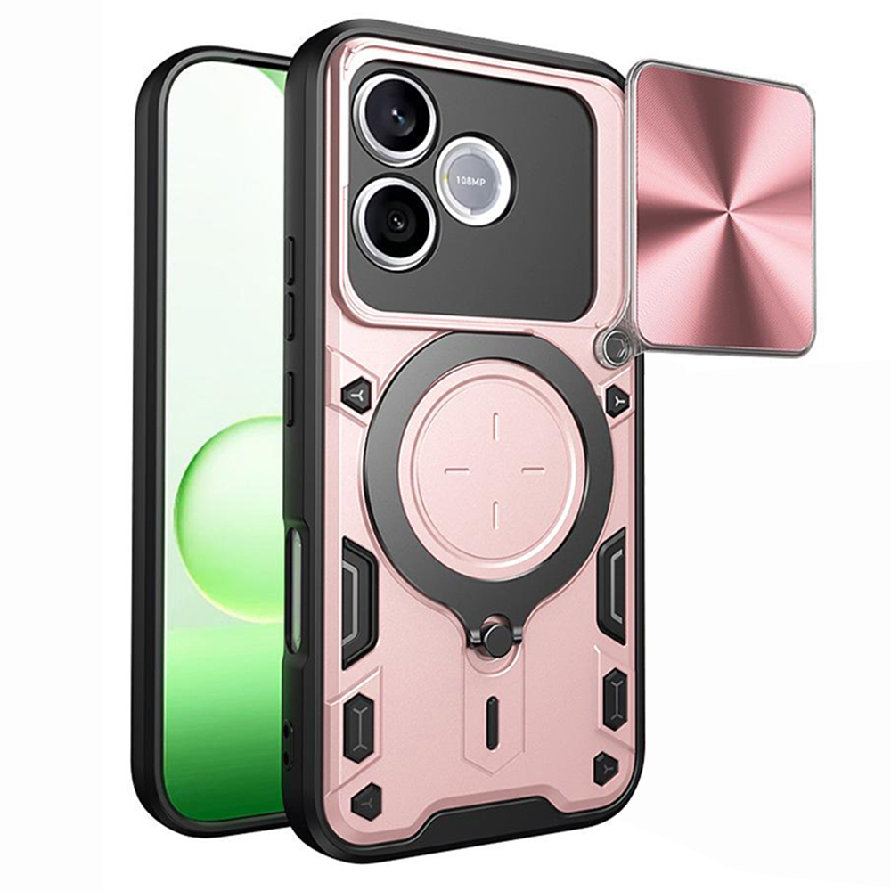 Калъф за Honor 600 Lite - Techsuit CamGuard Pro - Розово злато