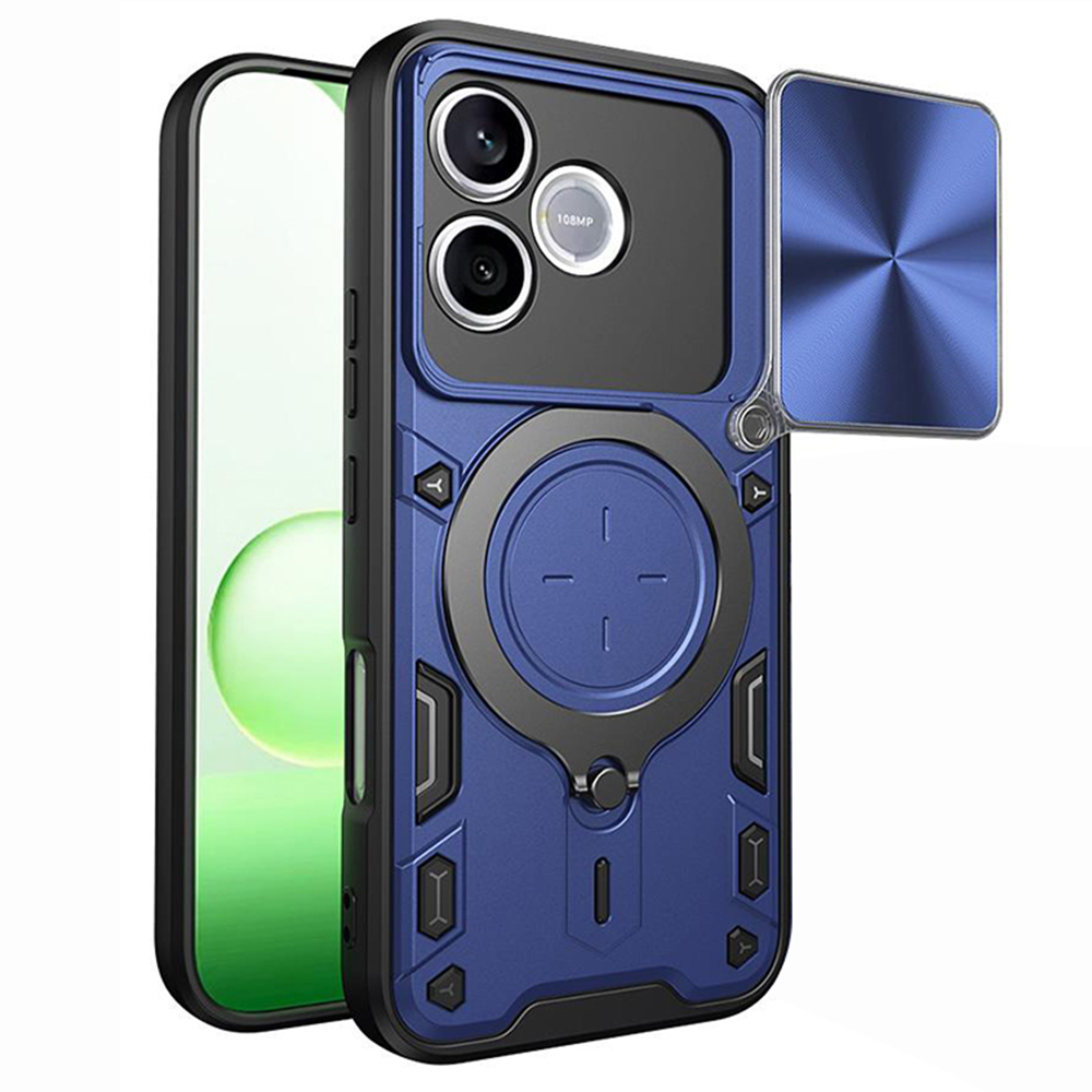 Калъф за Honor 600 Lite - Techsuit CamGuard Pro - Син