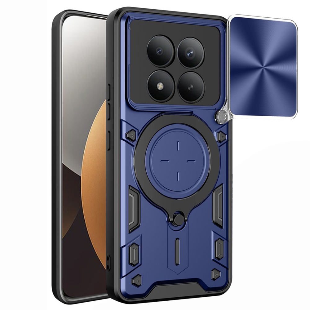 Калъф за Xiaomi Redmi Note 15 Pro+ 5G / Poco M8 Pro 5G - Techsuit CamGuard Pro - Син