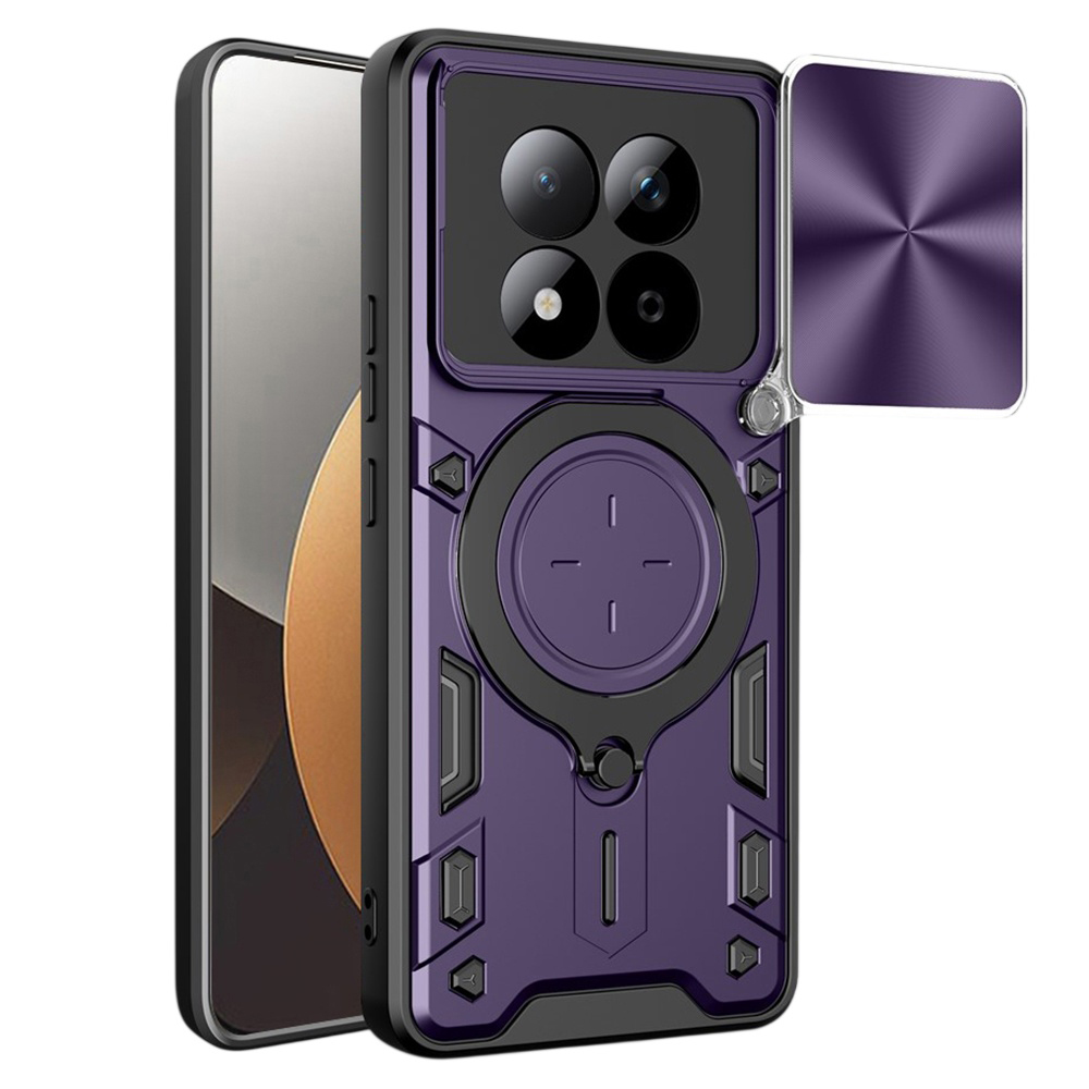 Калъф за Xiaomi Redmi Note 15 Pro 5G - Techsuit CamGuard Pro - Лилав