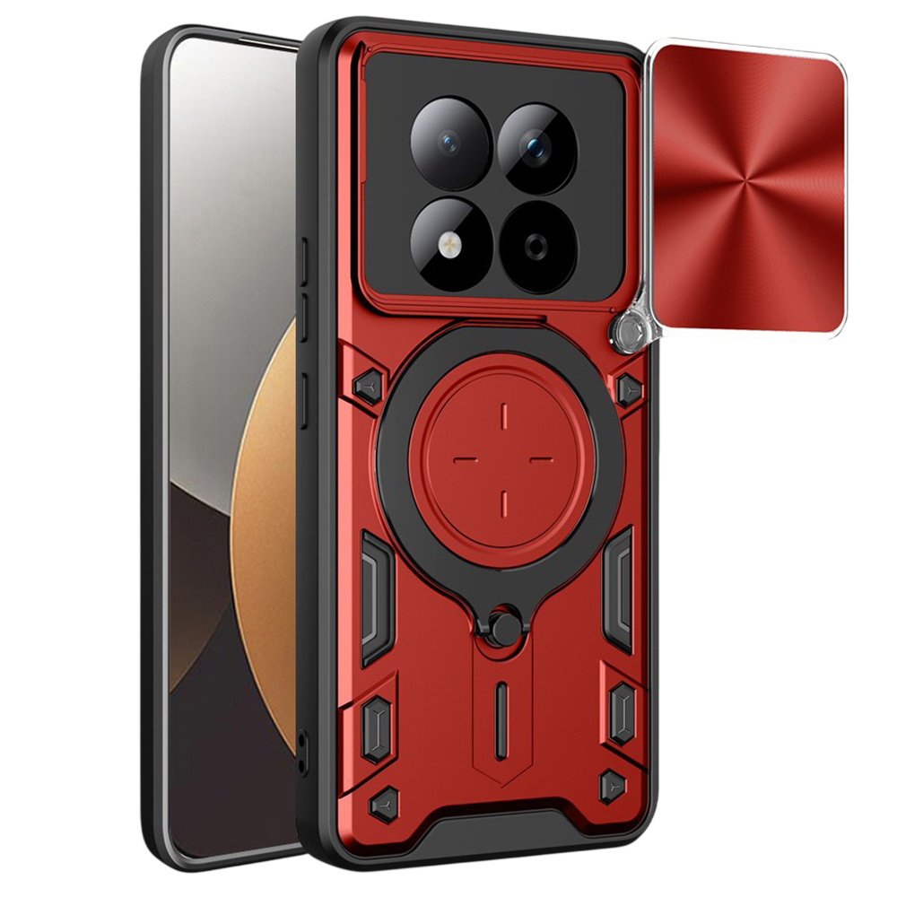 Калъф за Xiaomi Redmi Note 15 Pro 5G - Techsuit CamGuard Pro - Червен