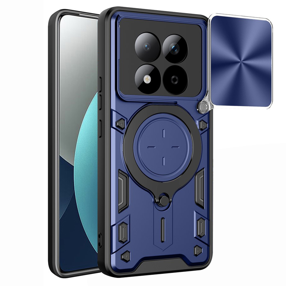 Калъф за Xiaomi Redmi Note 15 Pro 4G - Techsuit CamGuard Pro - Син