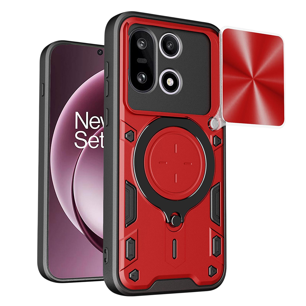 Калъф за OnePlus 15 - Techsuit CamGuard Pro - Червен