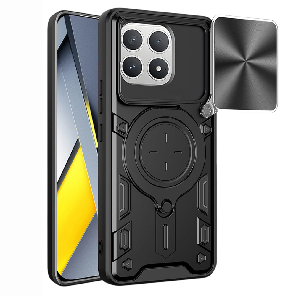 Калъф за Xiaomi Poco F8 Pro - Techsuit CamGuard Pro - Черен