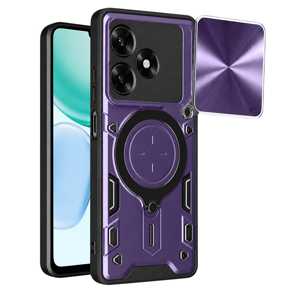 Калъф за Honor X5c Plus - Techsuit CamGuard Pro - Лилав