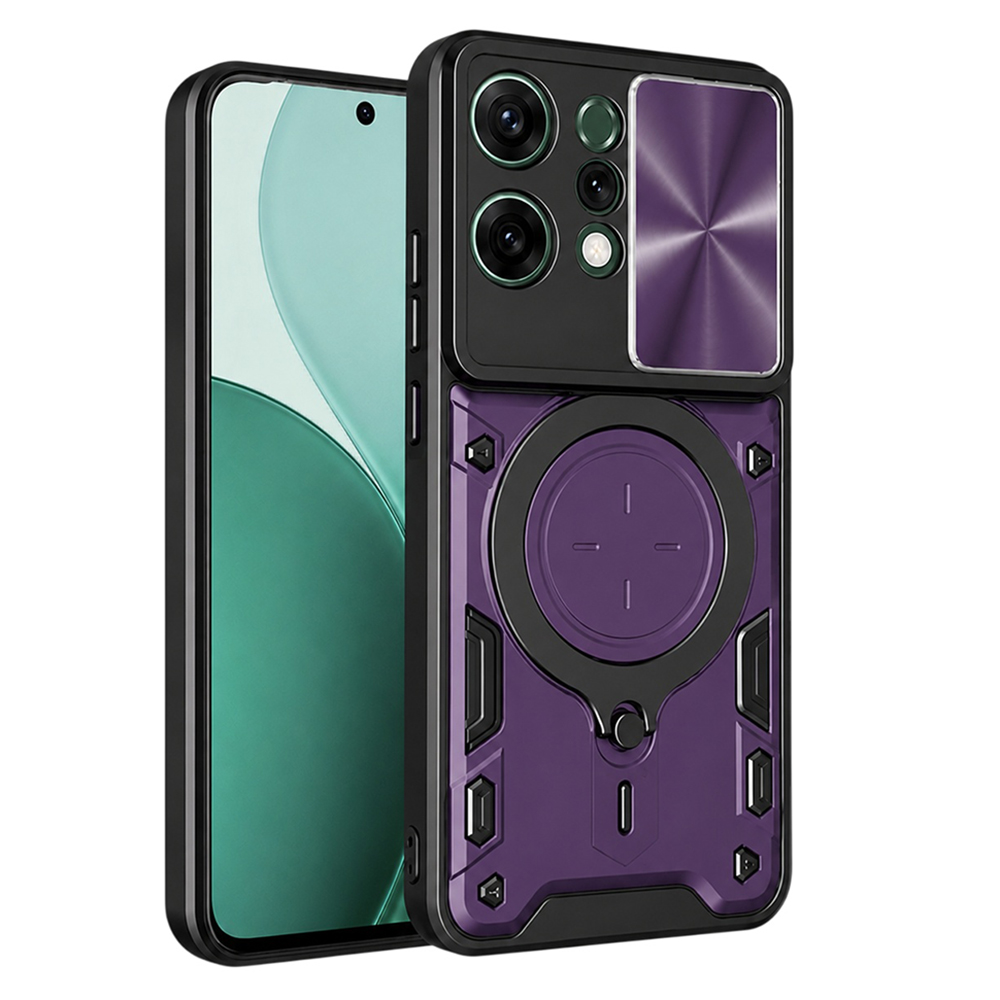 Калъф за Oppo Reno14 - Techsuit CamGuard Pro - Лилав