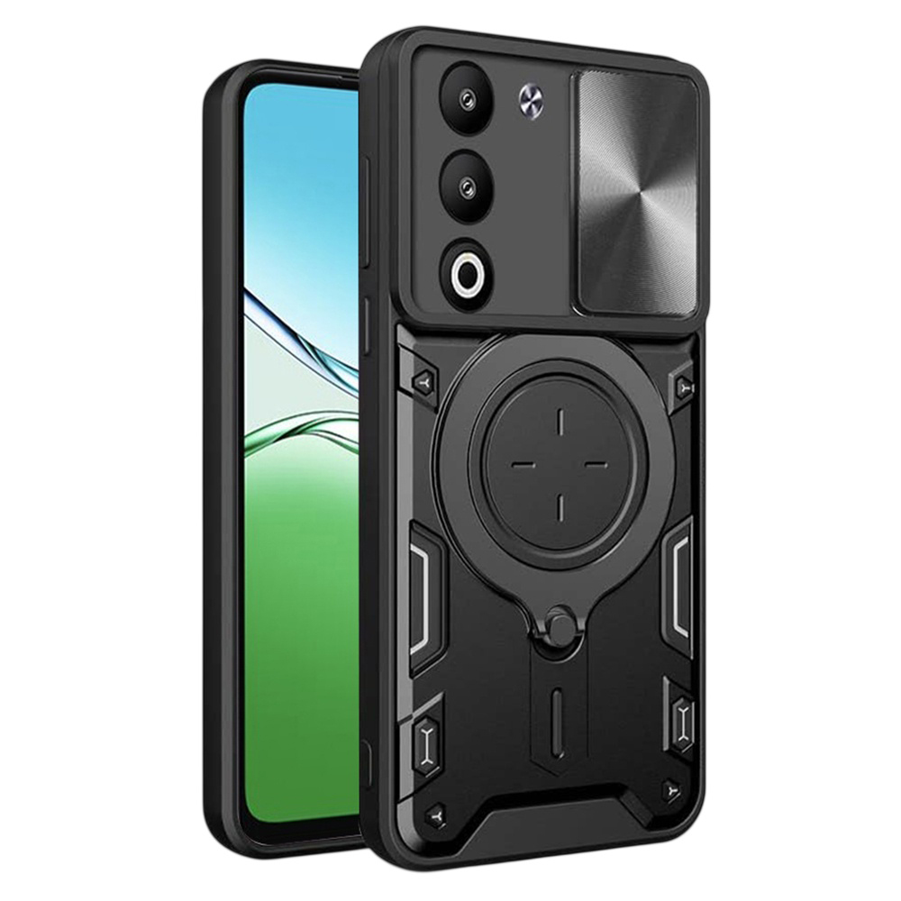Калъф за Oppo A5 4G / A5 5G - Techsuit CamGuard Pro - Черен