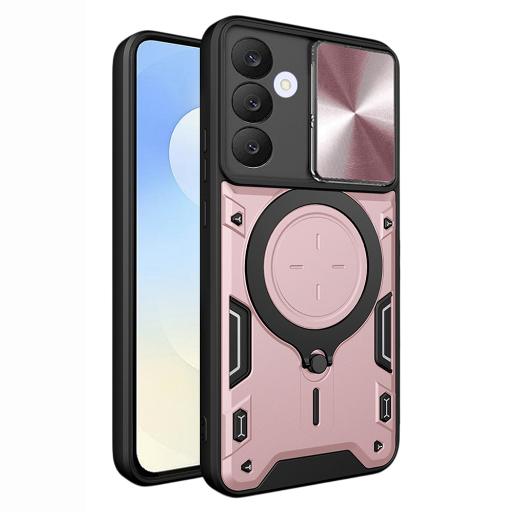 Калъф за Samsung Galaxy S25 FE - Techsuit CamGuard Pro - Розово злато