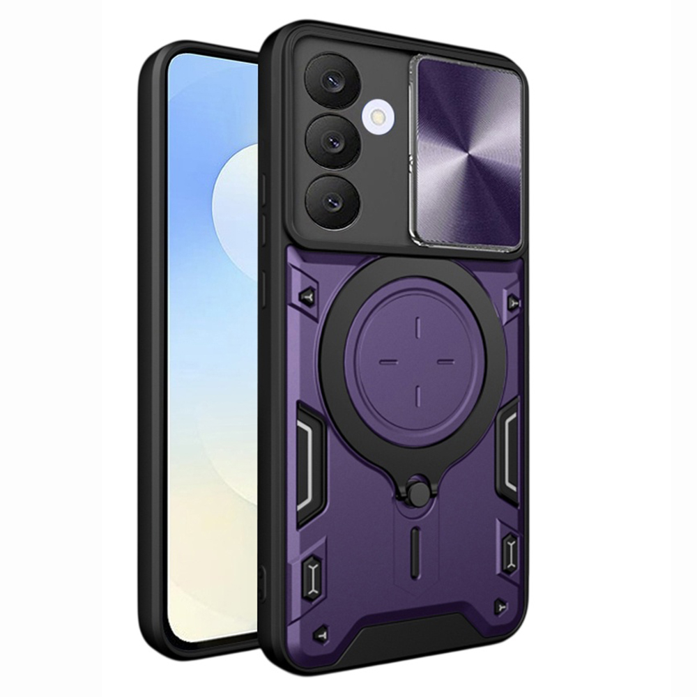 Калъф за Samsung Galaxy S25 FE - Techsuit CamGuard Pro - Лилав