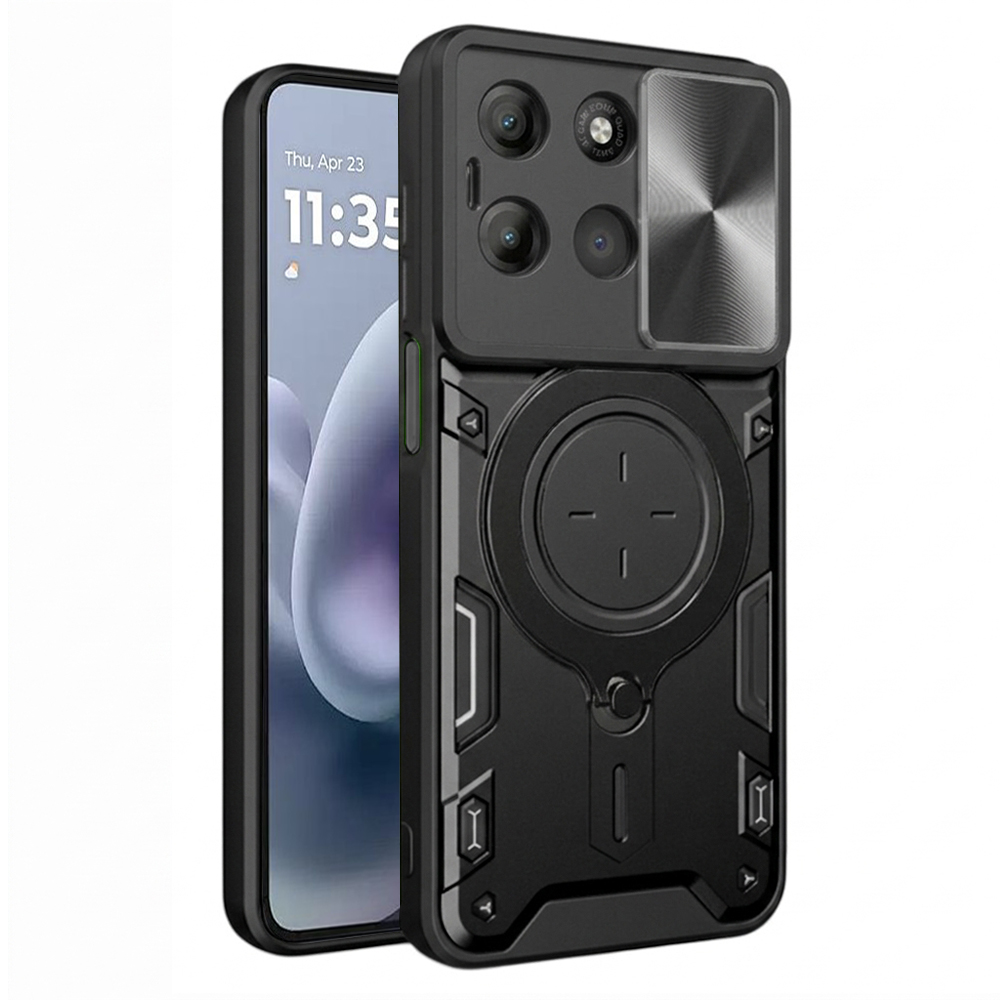Калъф за Motorola Moto G86 Power - Techsuit CamGuard Pro - Черен