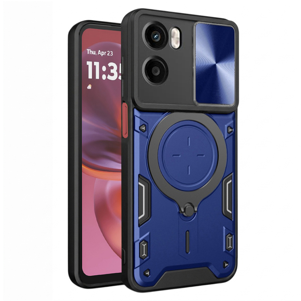 Калъф за Motorola Moto Moto G05 / E15 - Techsuit CamGuard Pro - Син