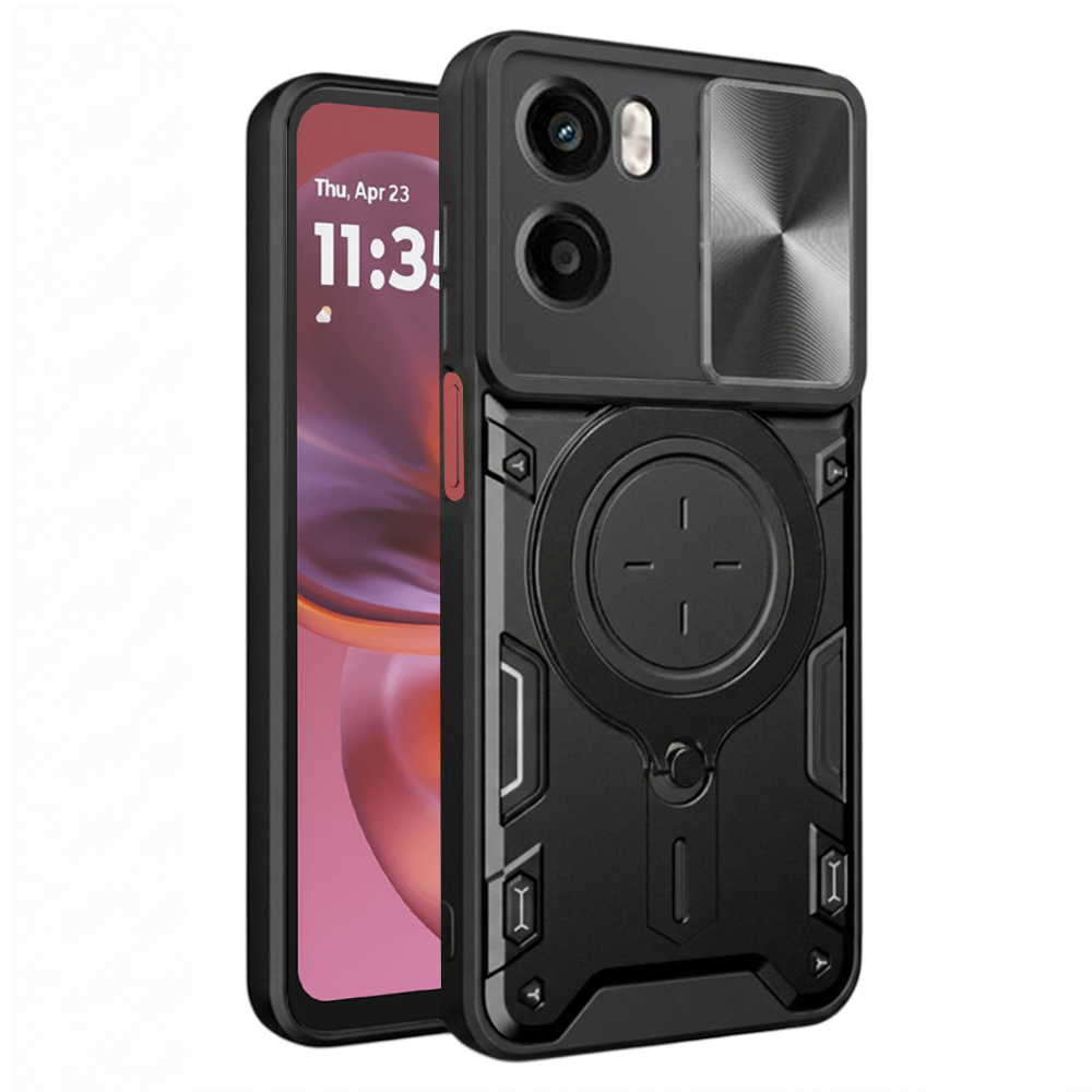 Калъф за Motorola Moto Moto G05 / E15 - Techsuit CamGuard Pro - Черен