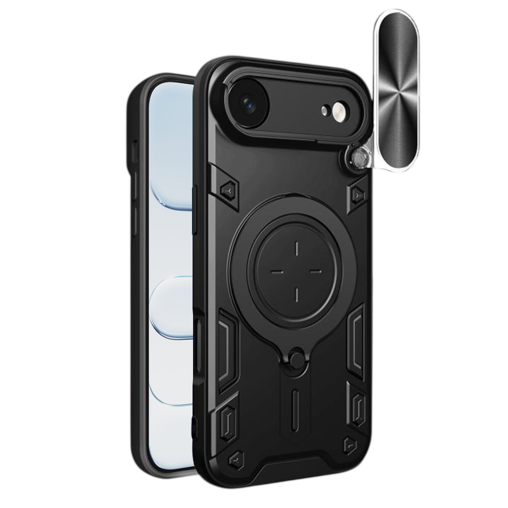 Калъф за iPhone 17 Air - Techsuit CamGuard Pro - Черен