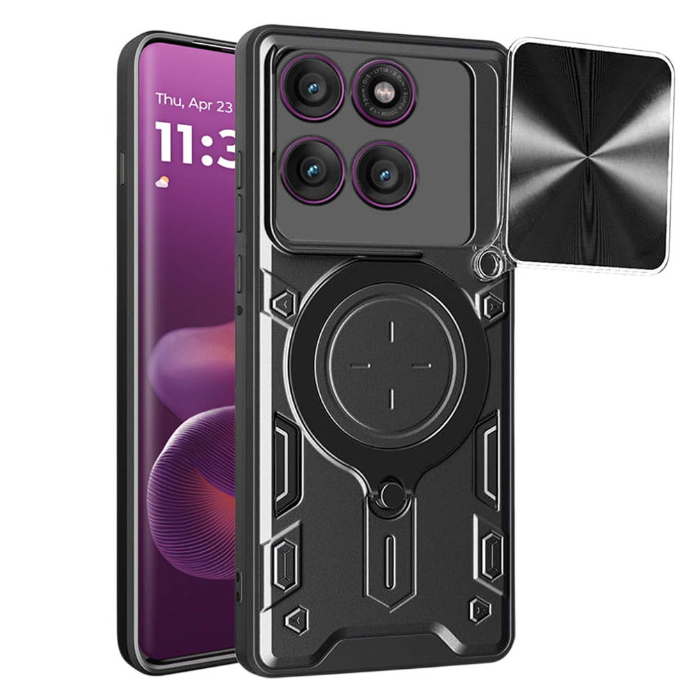 Калъф за Motorola Edge 60 Pro - Techsuit CamGuard Pro - Черен