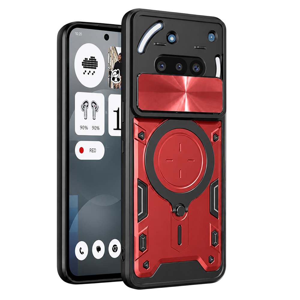 Калъф за телефон Nothing (3a) - Techsuit CamGuard Pro - Червен