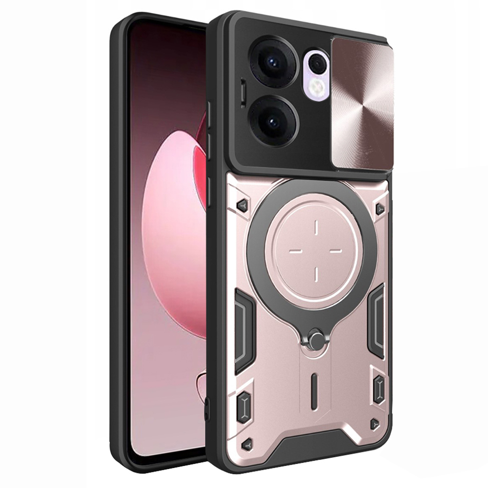Калъф за Oppo Reno13 F 4G / Reno13 F 5G / Reno13 FS 5G - Techsuit CamGuard Pro - розово злато