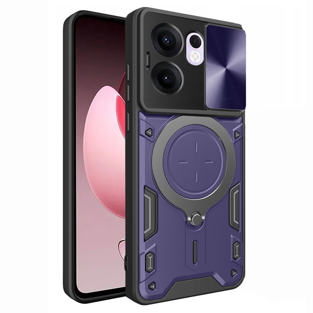 Калъф за Oppo Reno13 F 4G / Reno13 F 5G / Reno13 FS 5G - Techsuit CamGuard Pro - Лилав