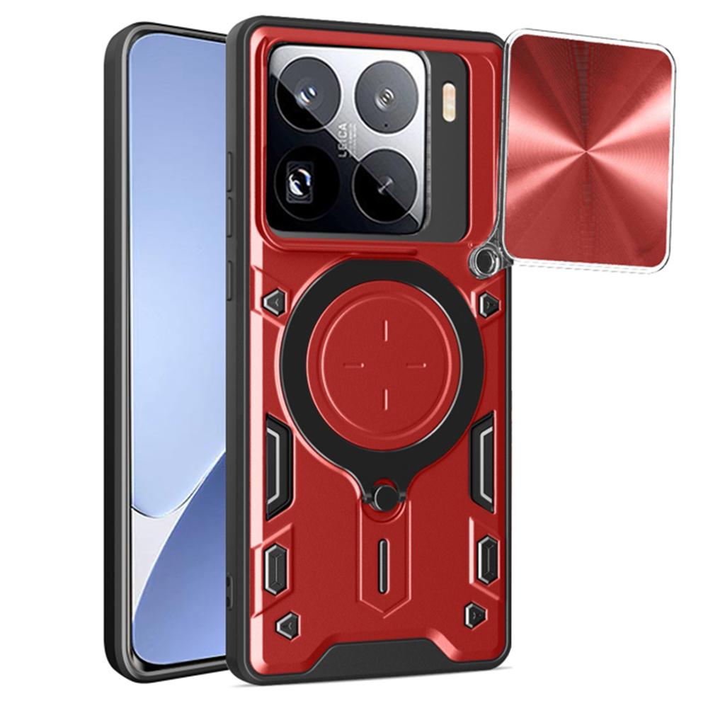 Калъф за Xiaomi 15 Pro - Techsuit CamGuard Pro - Червен