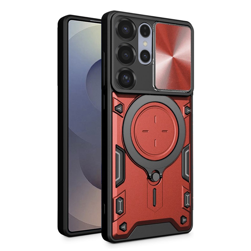 Калъф за Samsung Galaxy S25 Ultra - Techsuit CamGuard Pro - Червен