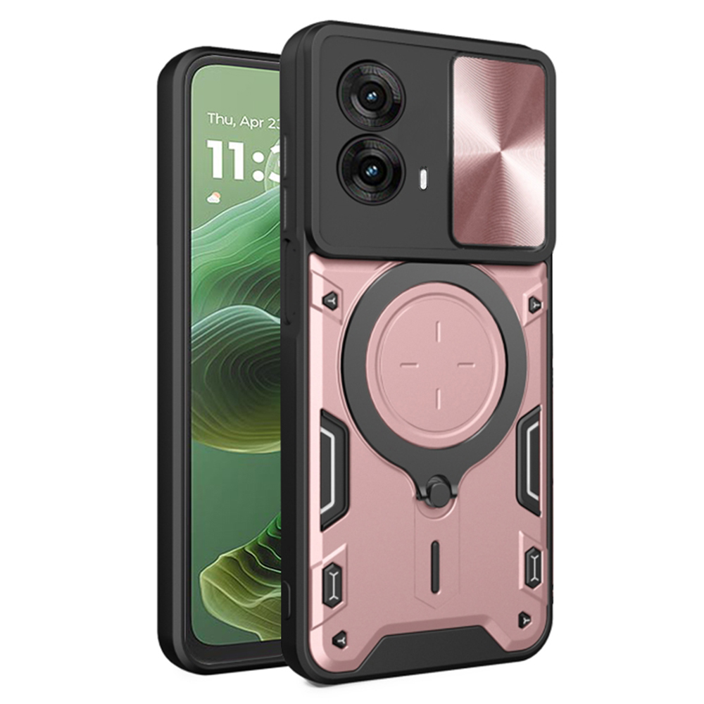 Калъф за Motorola Moto G35 - Techsuit CamGuard Pro - Розово злато