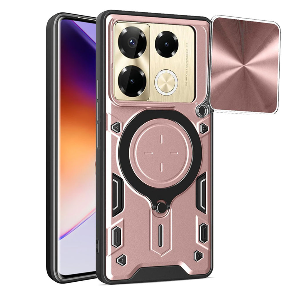 Калъф за Infinix Note 40 Pro+ - Techsuit CamGuard Pro - Розово злато
