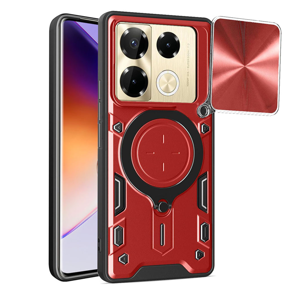 Калъф за Infinix Note 40 Pro+ - Techsuit CamGuard Pro - Червен