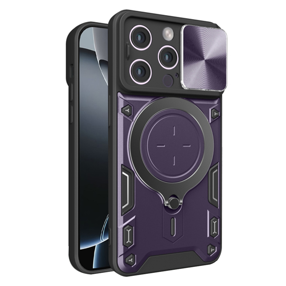 Калъф за iPhone 16 Pro - Techsuit CamGuard Pro - Лилав