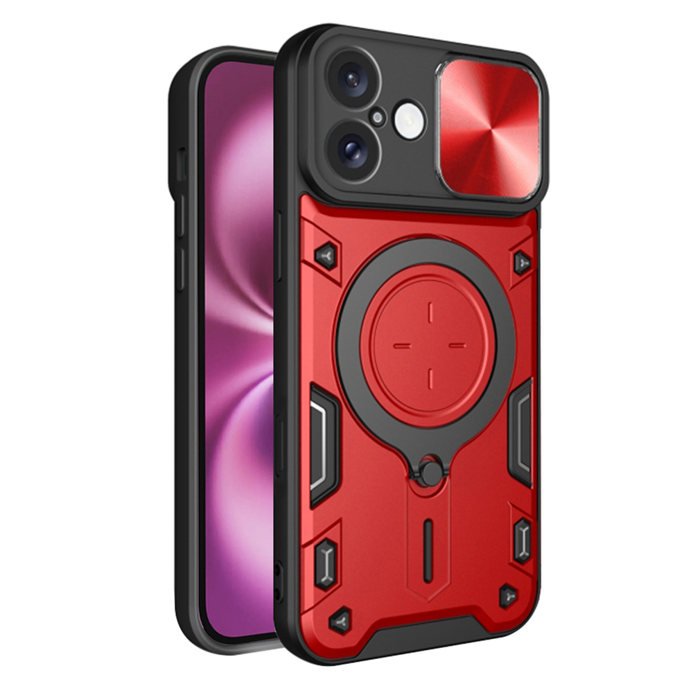 Калъф за iPhone 16 Plus - Techsuit CamGuard Pro - Червен