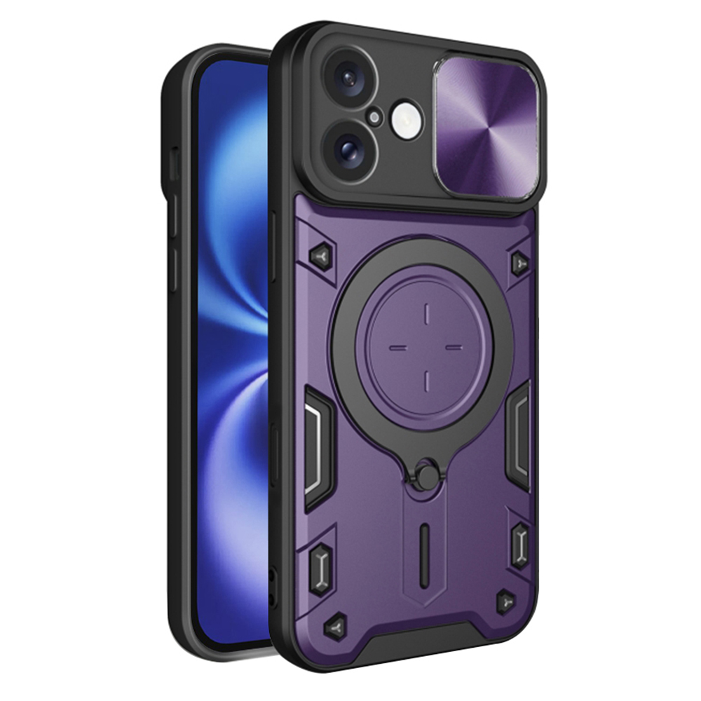 Калъф за iPhone 16 - Techsuit CamGuard Pro - Лилав