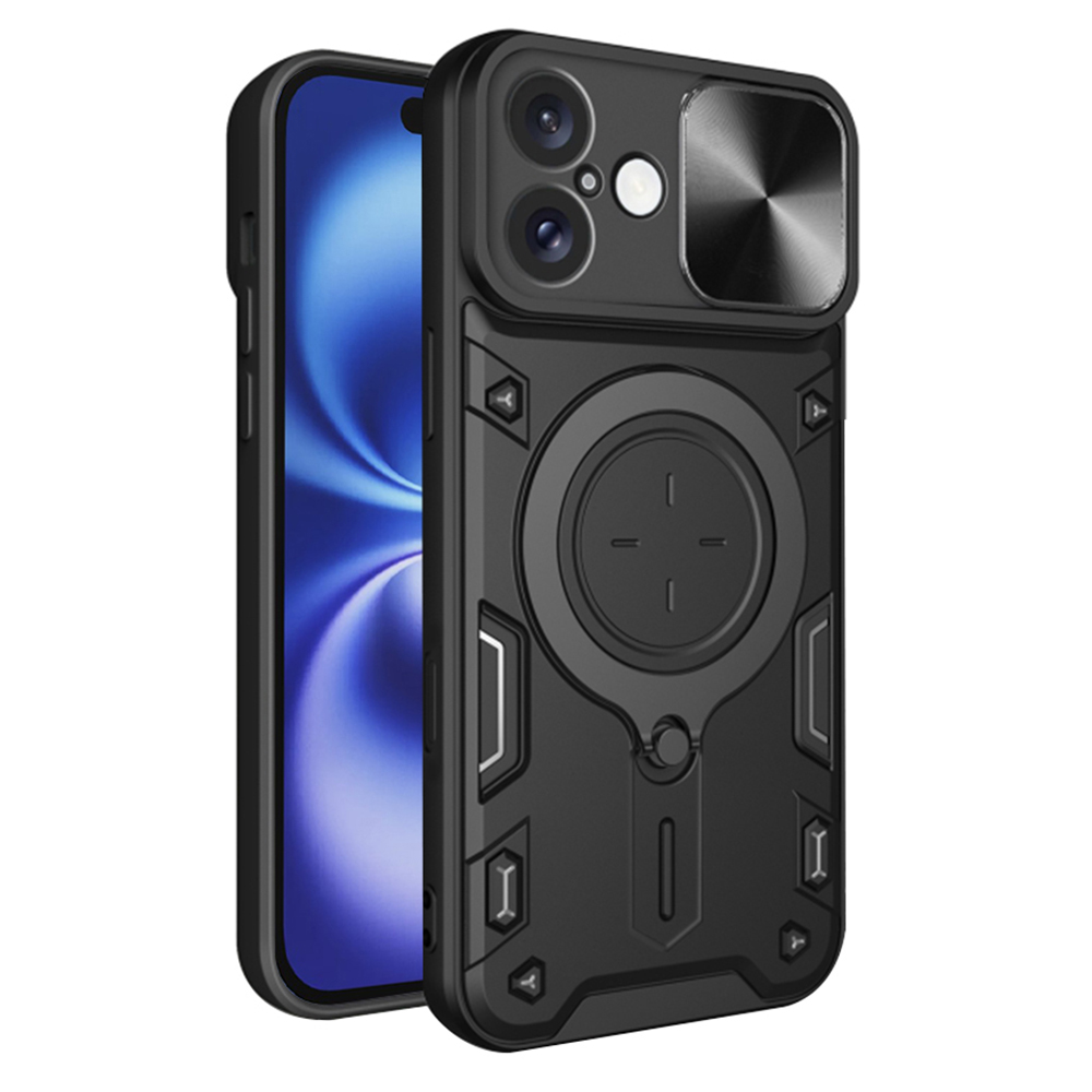 Калъф за iPhone 16 - Techsuit CamGuard Pro - Черен
