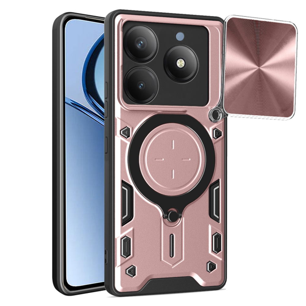 Калъф за Realme C61 / Realme C63 - Techsuit CamGuard Pro - Розово злато