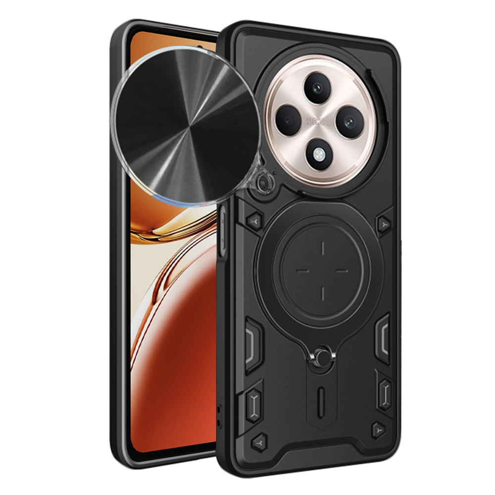 Калъф за Oppo Reno12 F 4G / Reno12 F 5G / Reno12 FS 4G / Reno12 FS 5G - Techsuit CamGuard Pro - Черен