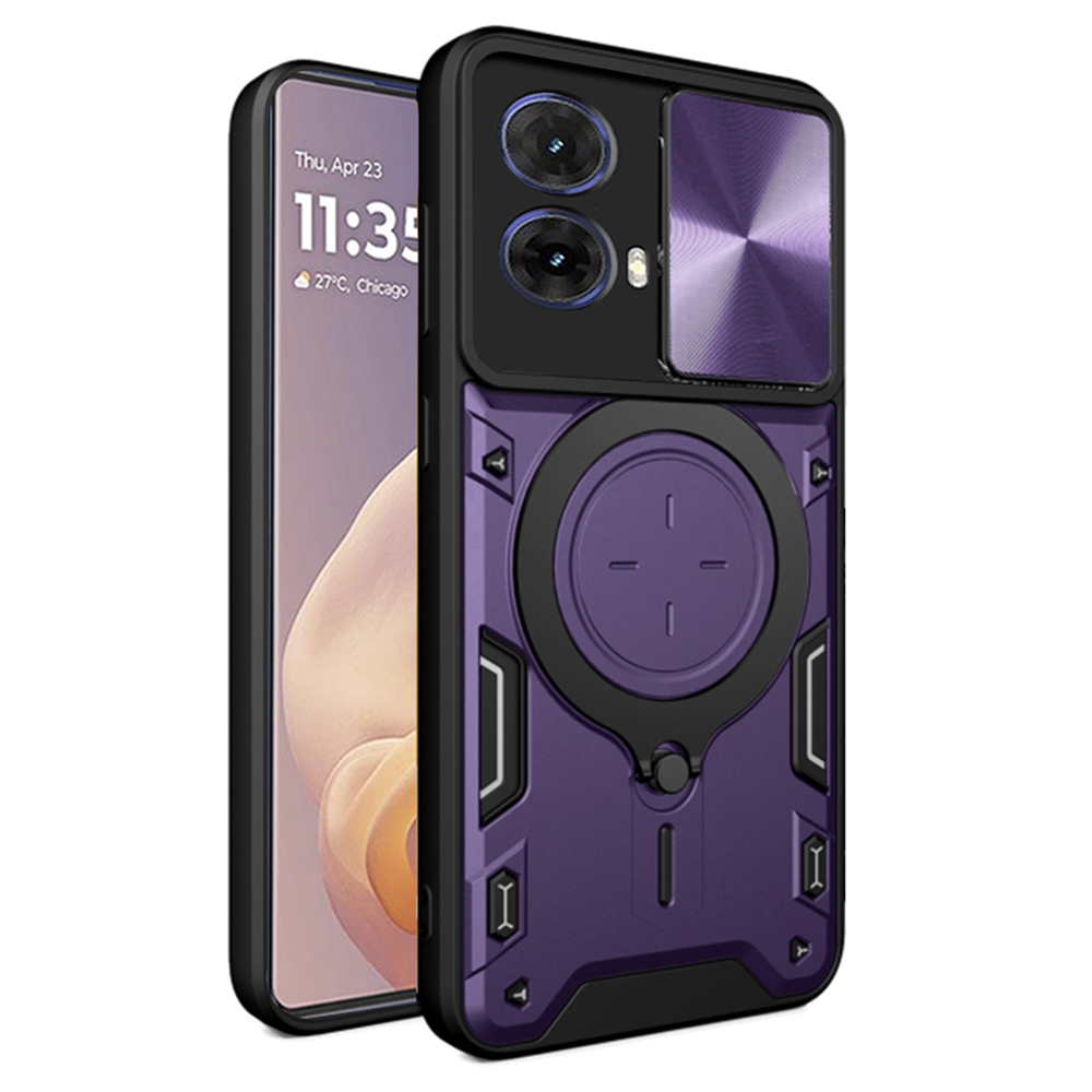 Калъф за Motorola Moto G85 - Techsuit CamGuard Pro - Лилав